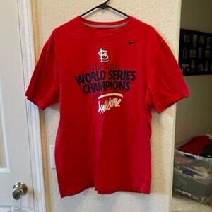 Nike standard fit tshirt "the 2011 world series champions of awesome"